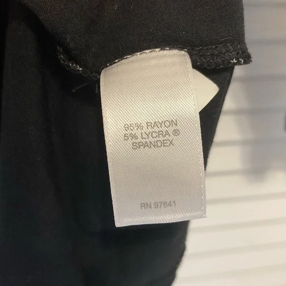 J. Jill Wherever Collection Black And White 3/4 Sleeve Top Size Small Petite - Picture 5 of 6